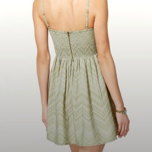 Roxy "For Shore" sweetheart twist neck strappy mini slip dress. Women's XL - Picture 12 of 13